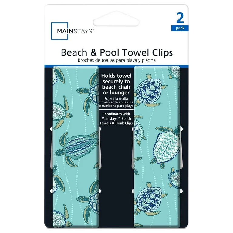 Mainstays Turtle Beach Towel Clip | Walmart (US)