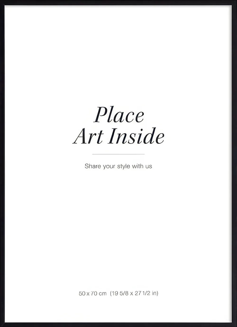 Black picture frame, 20" x 28" in | Desenio