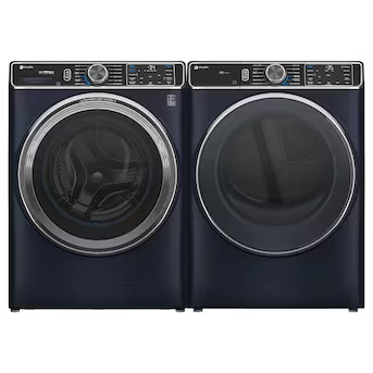 GE Profile UltraFresh Stackable 5.3-cu ft Smart Front-Load Washer & Electric Steam Dryer Set in S... | Lowe's