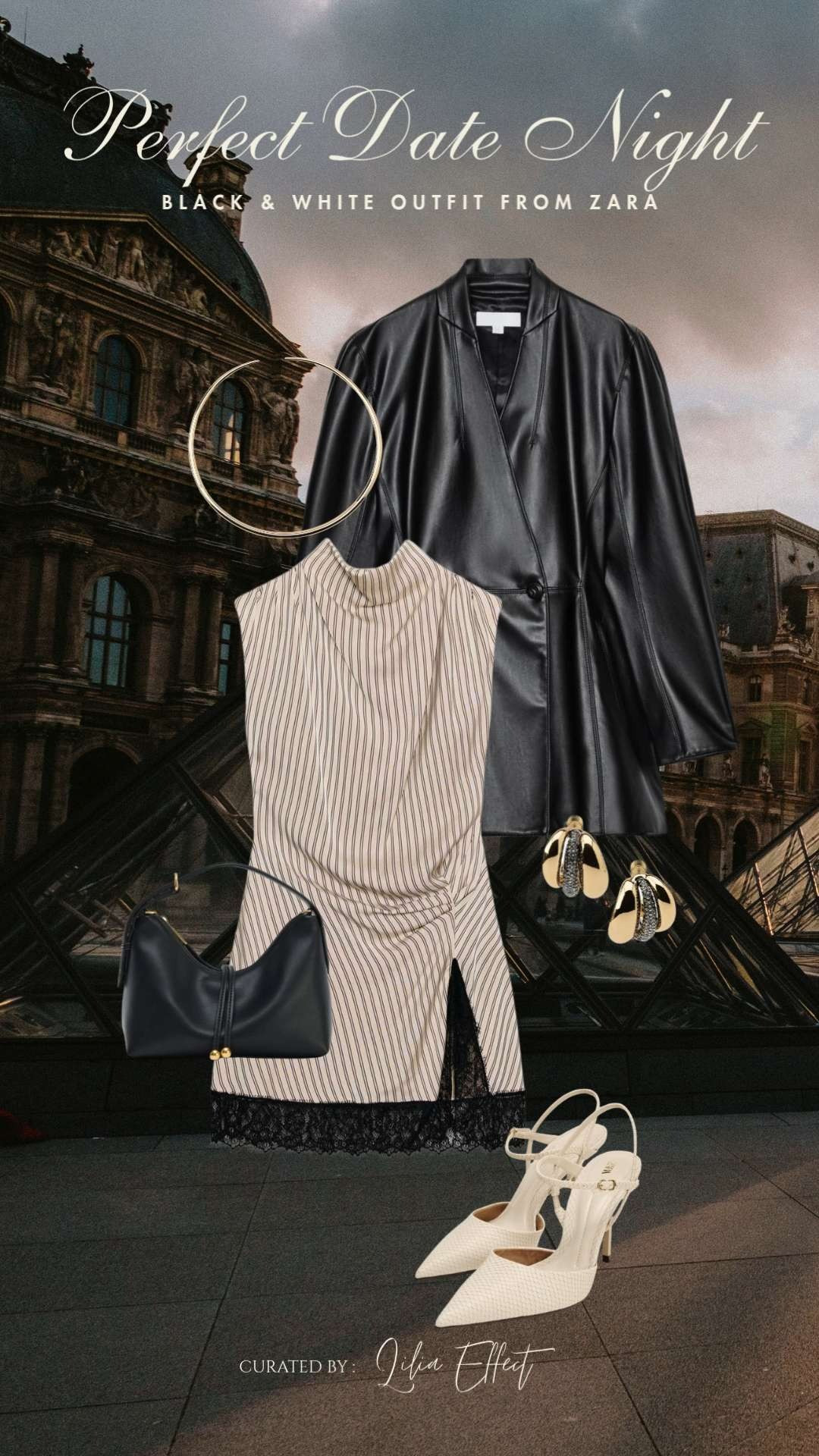 Perfect date night — black & white outfit from Zara 🖤🤍 Effortless contrast, sleek silhouettes, and timeless pieces that always feel chic and put together. ✨
 

 #LTKgrwm #LTKootd
