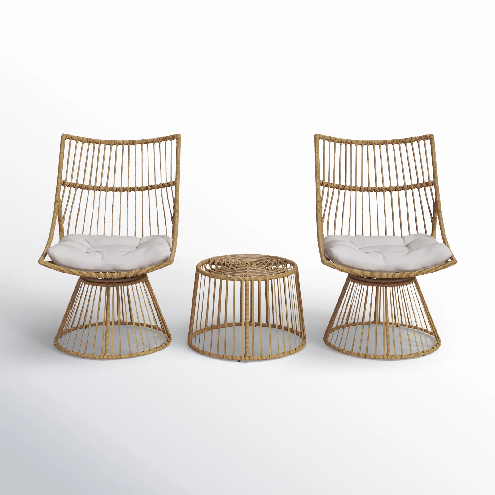 Fiona 2 - Person Patio Conversation Set with Cushions | Wayfair North America