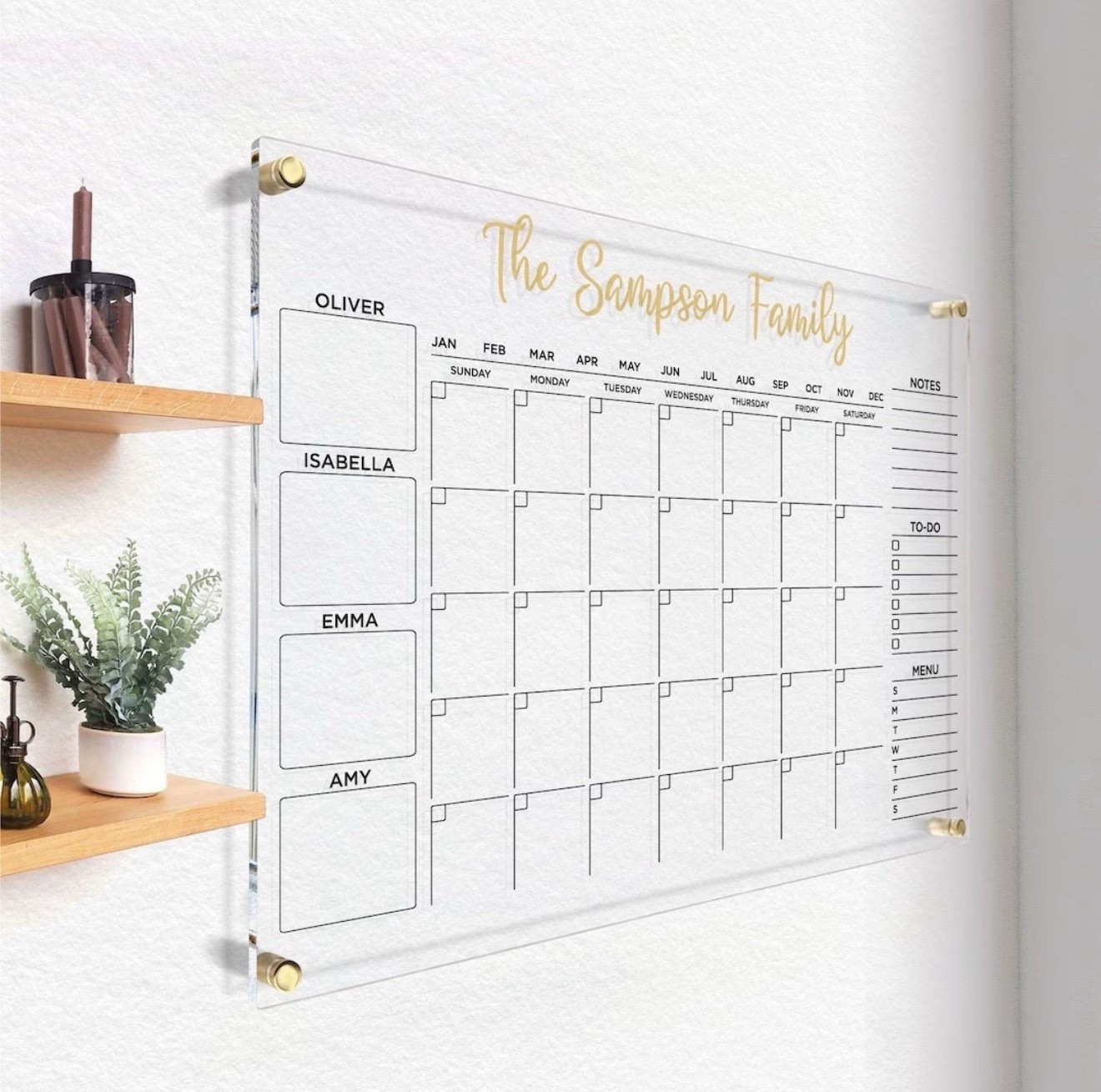 Personalized Acrylic Calendar For Wall | Family calendar 



Acrylic Dry Erase Board | Monthly & Weekly Planner 2025 | Calendar with Marker | Family Calendar | Large Acrylic Calendar | back to school 
#BackToSchool 

#LTKFamily

#LTKSeasonal #LTKHome #LTKU #LTKSaleAlert #LTKKids