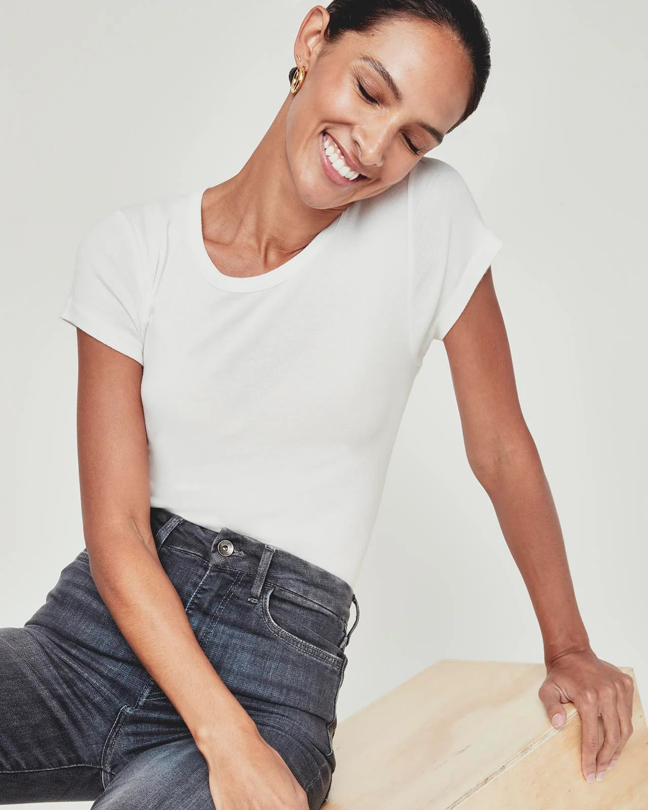 Abbie Crewneck Tee | Splendid