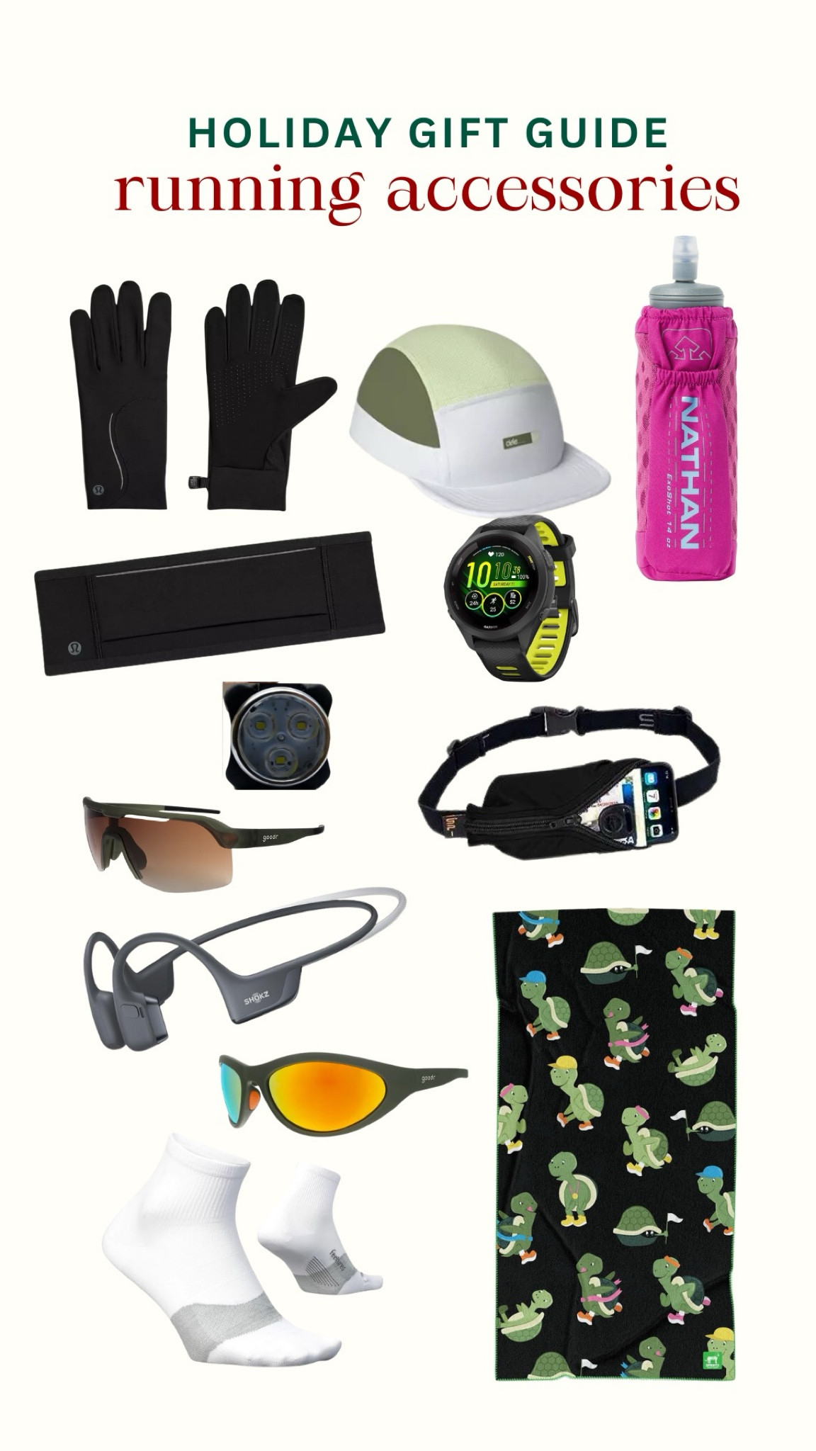 🎁 gift guide 🎁 runner’s edition: accessories 

#LTKGiftGuide #LTKActive #LTKFitness