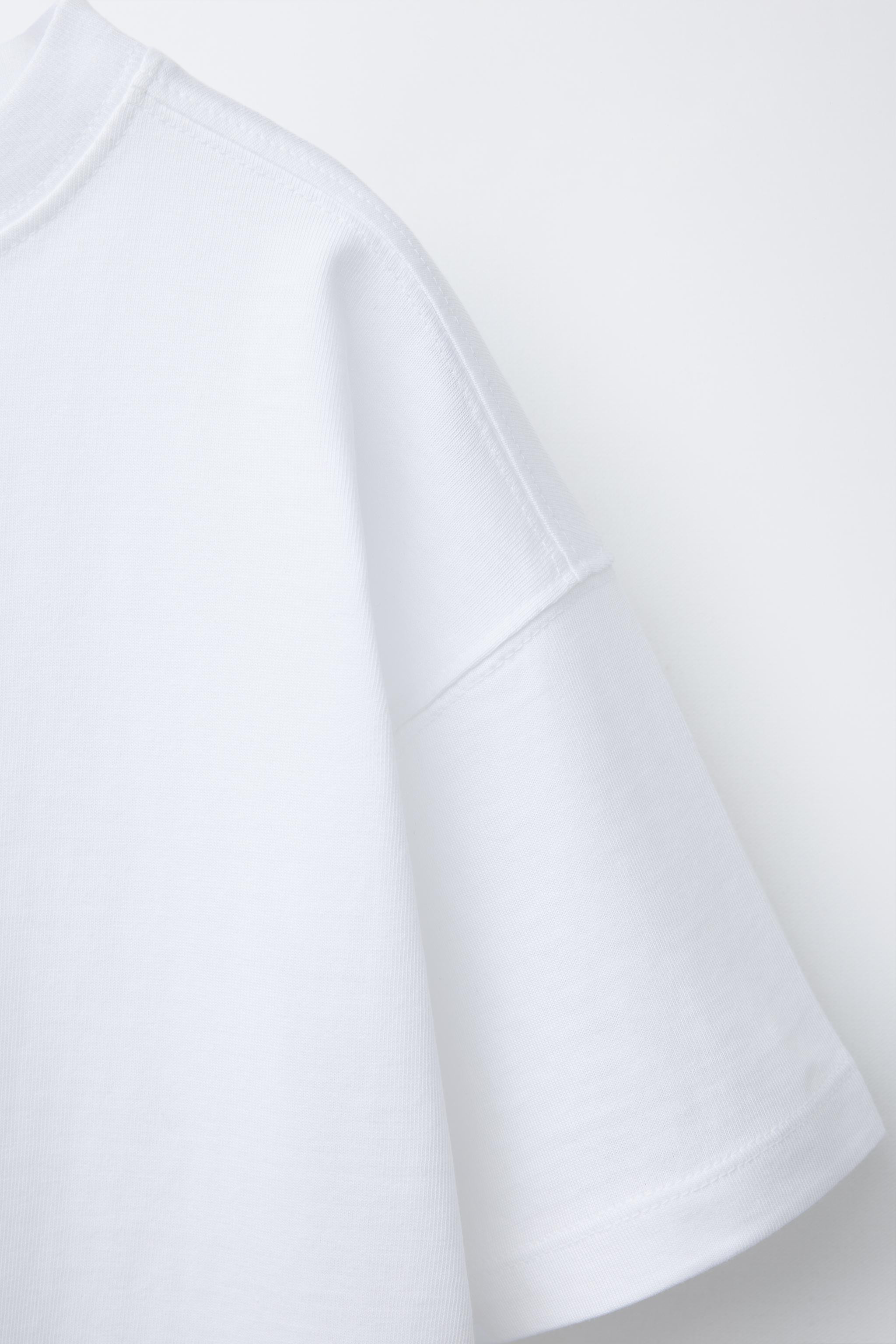 PLAIN MEDIUM WEIGHT T-SHIRT | Zara US