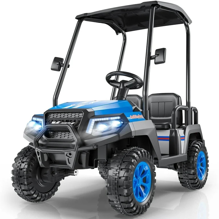 LIGIANT 24V 4-Seater Kids Electric Golf Cart, 4WD Ride-On Car with Remote, Awning, Suspension & M... | Walmart (US)