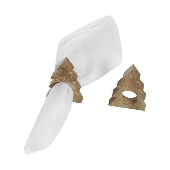 Jogo de Argolas Guardanapo Home Style Natal Pinero 2 Peças - Camicado | Camicado (BR)