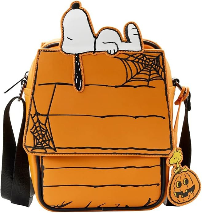 Loungefly Peanuts Great Pumpkin Snoopy Doghouse Crossbody Bag | Amazon (US)