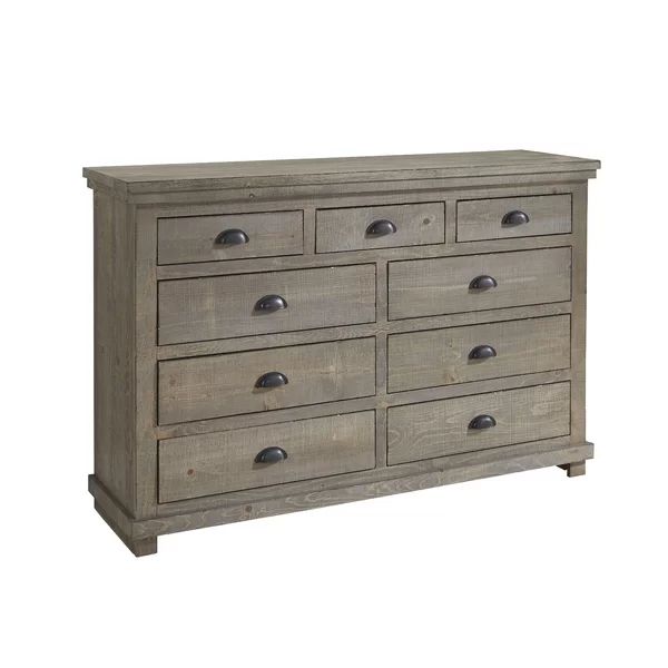 Lockridge 9 Drawer 66'' W Solid Wood Dresser | Wayfair North America