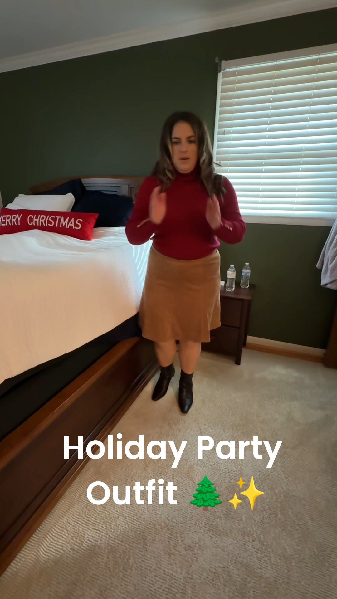 Holiday party vibes 🎄
Wearing my favorite suede skirt from Ann Taylor Loft, a cozy red Calvin Klein turtleneck, and classic Madewell boots. Linked everything on LTK!

#LTKHoliday #LTKSeasonal