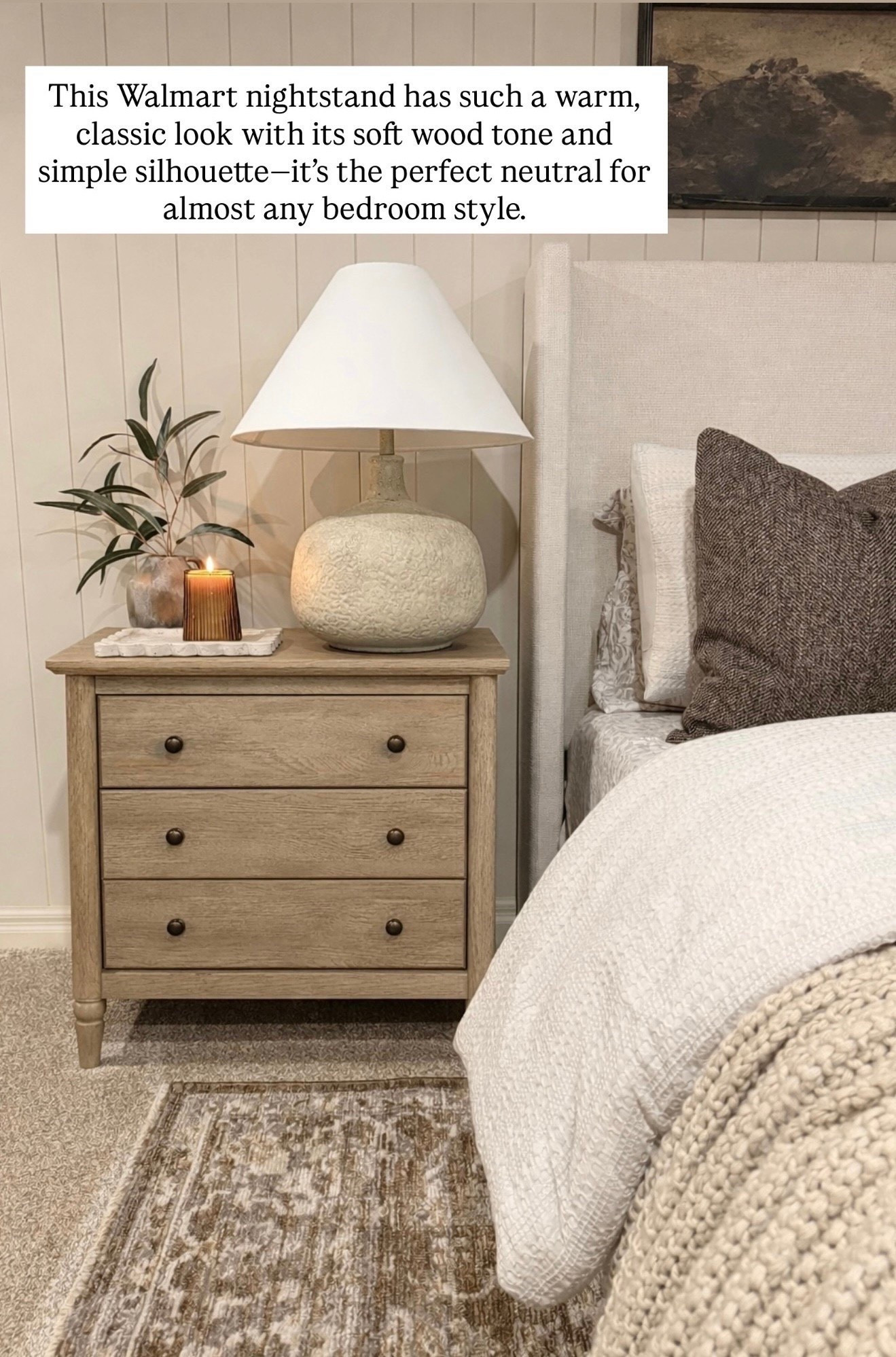 Warm Wood Nightstand with Storage – Walmart Bedroom Find

Follow @farmtotablecreations on Instagram for daily home inspiration 🤍

This nightstand has such a beautiful warm wood tone that instantly softens a bedroom and adds that classic, timeless feel. The three drawers are generously sized for bedside storage, making it just as functional as it is pretty—perfect for guest rooms or a cozy primary bedroom refresh.

#walmartfinds #nightstand #bedroomfurniture #bedroomdecor #bedroominspo #bedroomstorage



#LTKHome #LTKSaleAlert