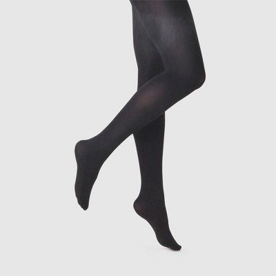 Women's 80D Super Opaque Tights - A New Day™ Black | Target