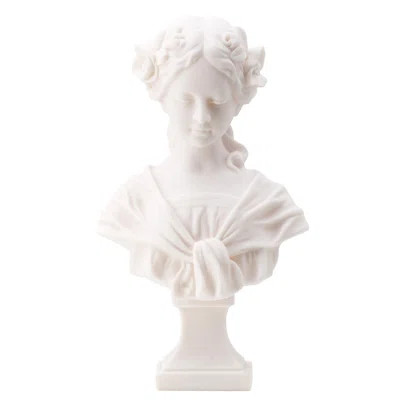Gutierez Crown Floral Lady Bust Statue Astoria Grand | Wayfair North America