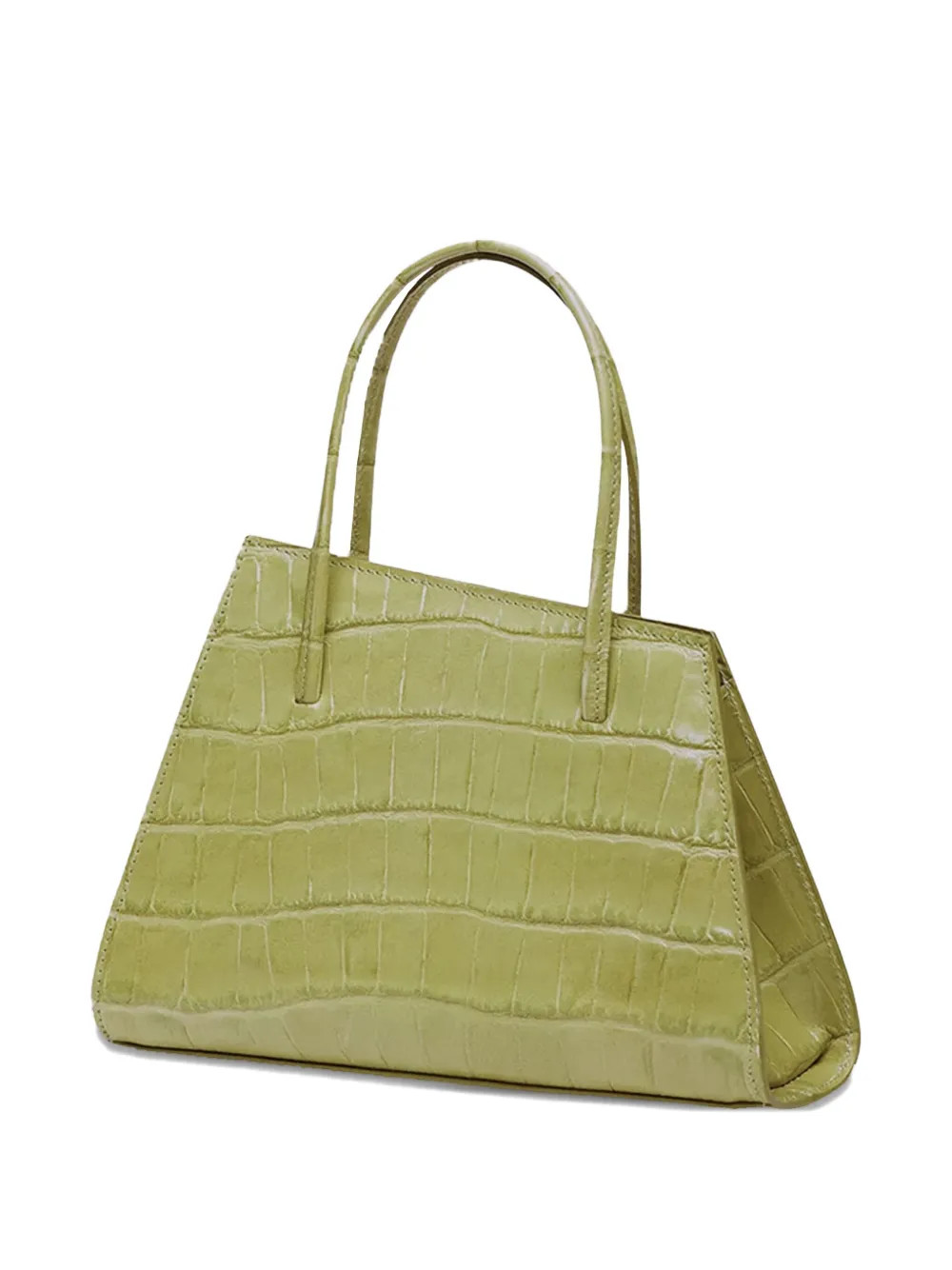Liffner Mini croc-embossed Leather top-handles Tote Bag | Green | FARFETCH | Farfetch Global