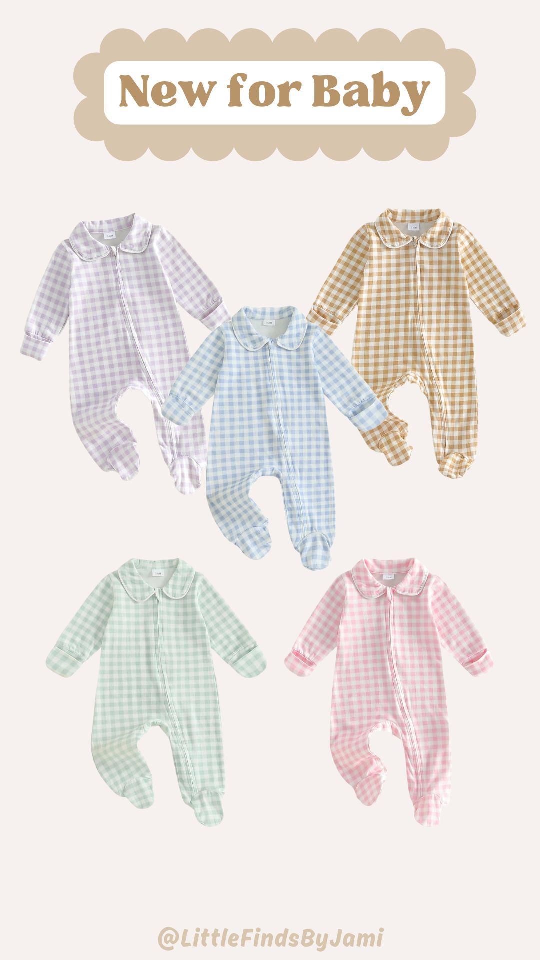 Baby girls and boys zipper footies. Newborn must haves. Baby shower gift idea. Expecting mom. Easter. Spring. Summer.

#LTKBaby #LTKBump #LTKmomlife