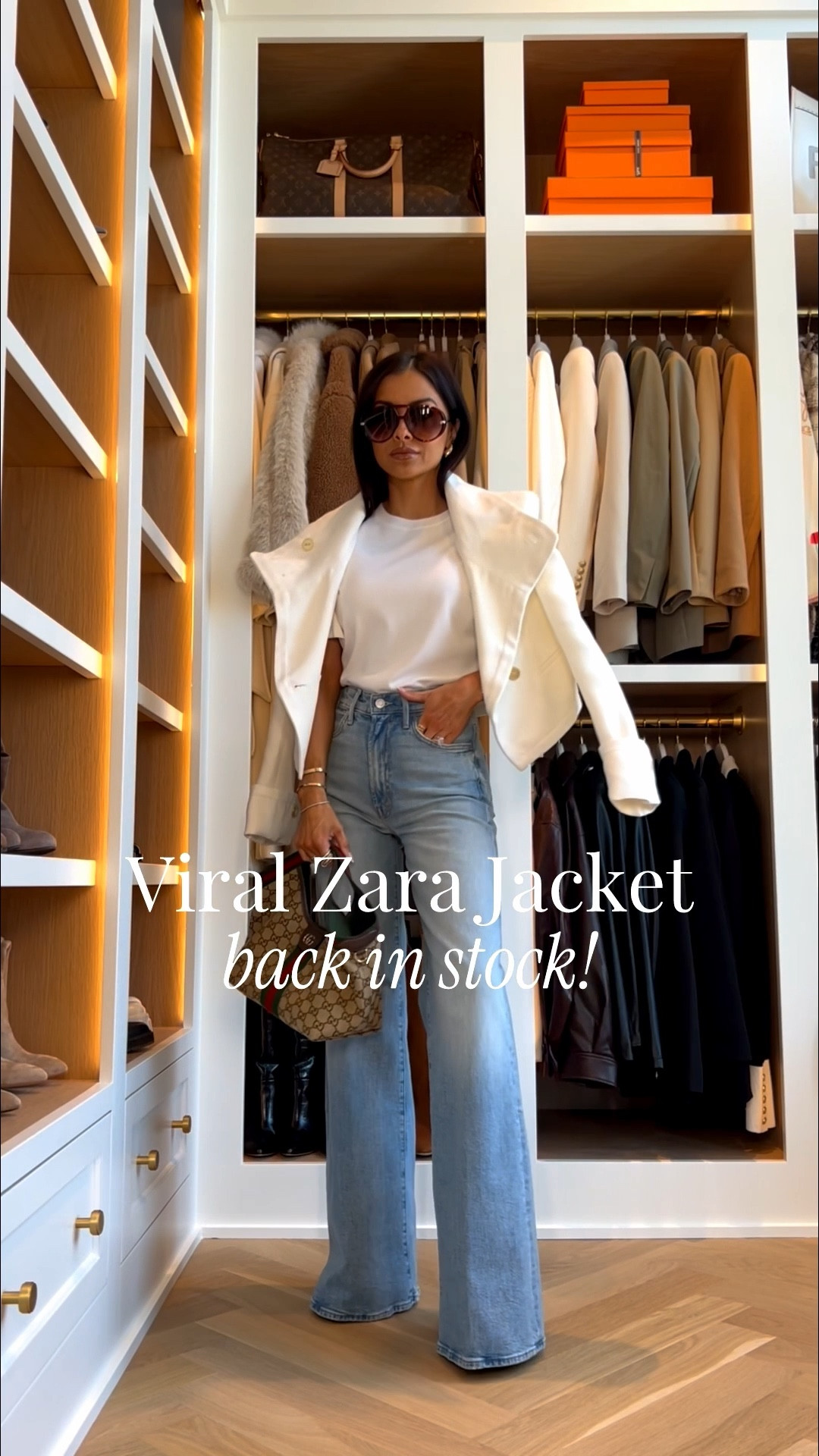 The chic Zara jacket that keeps selling out is finally back in stock in both the black and white colors! The cropped blazer layers over dresses and trousers for Easter or for the office! It also has enough structure to be chic for a date night outfit!

Spring workwear, office outfits, flattering denim, wide leg jeans, Zara outfits 



#LTKPetite #LTKWorkwear #LTKOver40