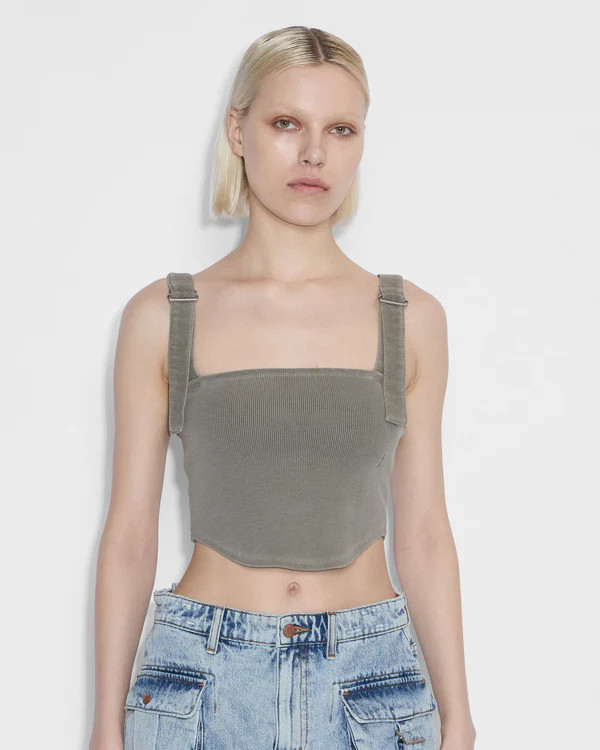 SYNDICATE BUCKLE TANK ASH | Ksubi (US)