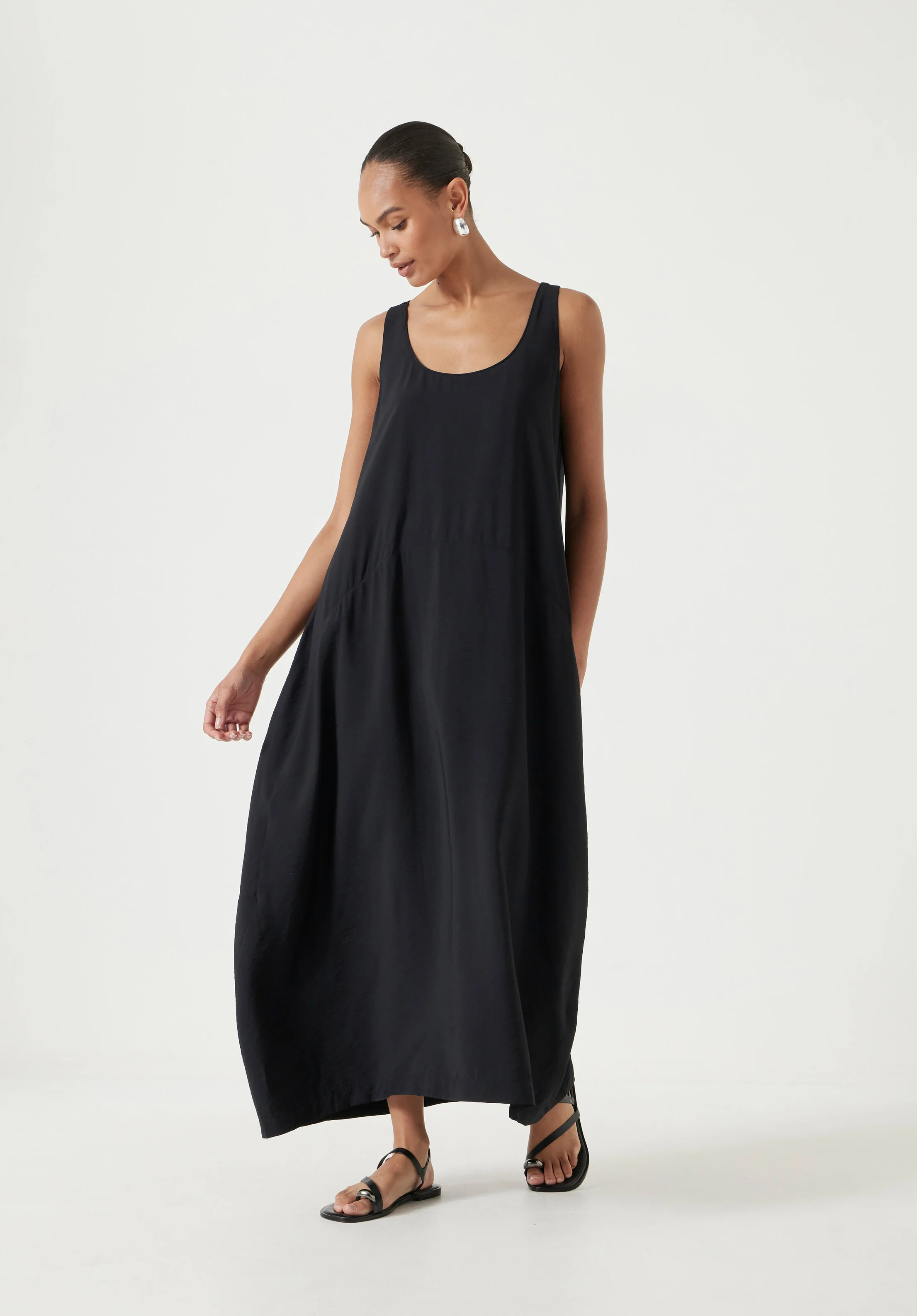 Liddie Air Flow Barrel Tank Dress | Hush UK