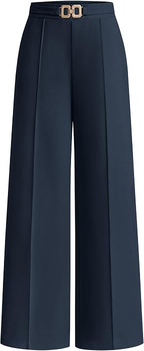 PRETTYGARDEN Womens Dress Pants High Waisted Tailored Trousers | Amazon (US)