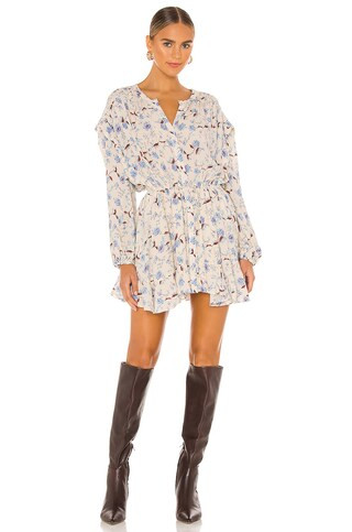 Free People Flower Fields Mini Dress in Light Combo from Revolve.com | Revolve Clothing (Global)