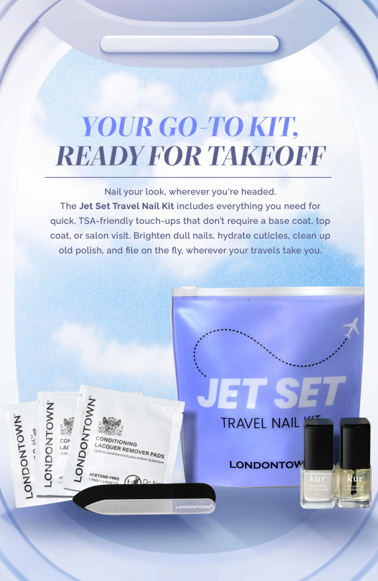 Jet Set Travel Nail Set | Nordstrom