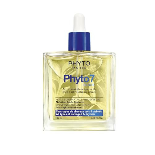 PHYTO Paris 7 - Universal Oil Sublimatrice 100ml - Oil for Fine Dry to Very Dry Hair - Multipurpose Care: Nutrition, Styling, Finish, 99% Natural Ingredients | Amazon (US)