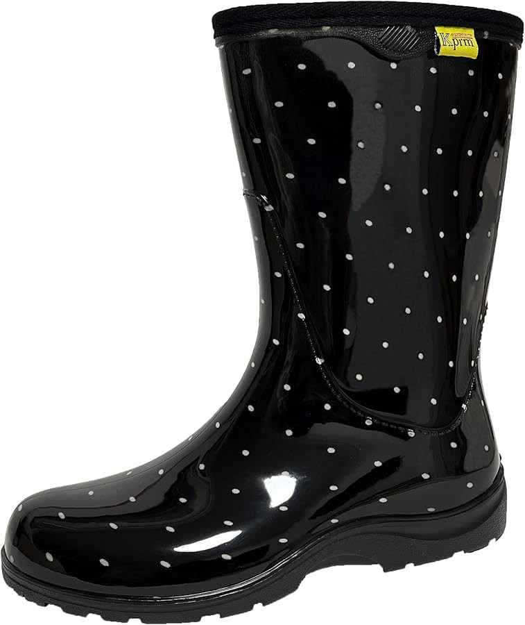 Women's Rain Boots Waterproof Mid Calf Rubber Garden Boots for Women Outdoor Mud Work with Comfor... | Amazon (US)