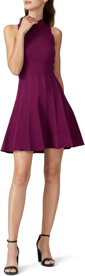 Great Jones Rent The Runway Pre-Loved Purple Knit Flare Dress | Amazon (US)