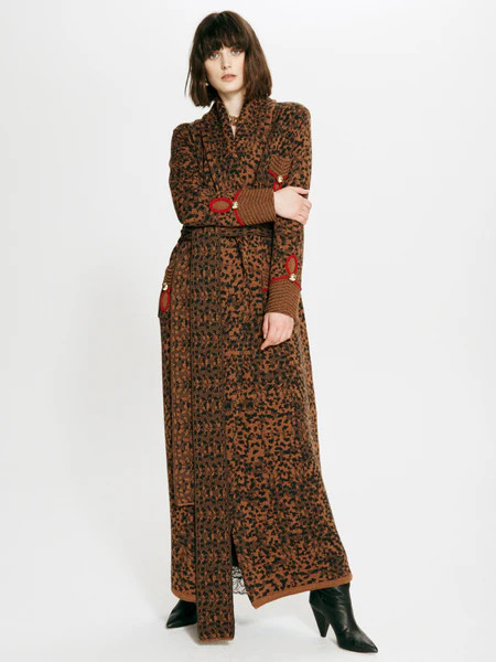 Hari Merino Jacquard Smoking Robe | Hayley Menzies