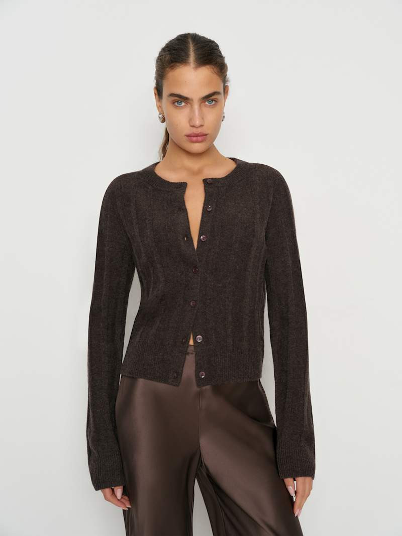 Hannah Crew Cardigan | Reformation (Global)