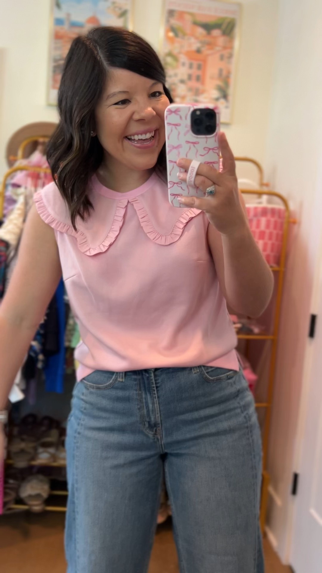 What I wore to work from home today 🌸
Size small top
Size 8 jeans

#LTKFindsUnder100 #LTKFindsUnder50 #LTKSeasonal