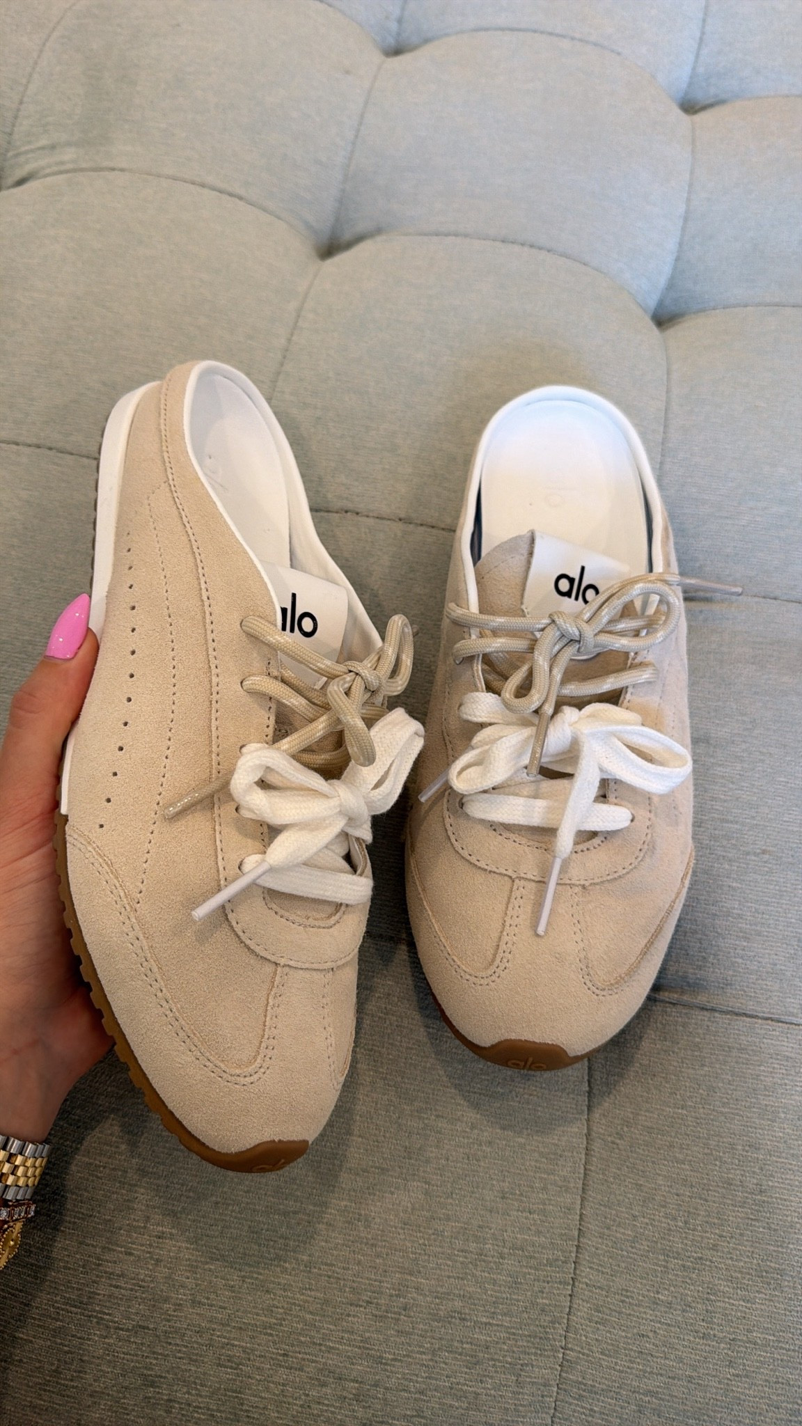 the perfect mule sneaker for the summer in a neutral color! i’m in the 9

#LTKSeasonal #LTKActive