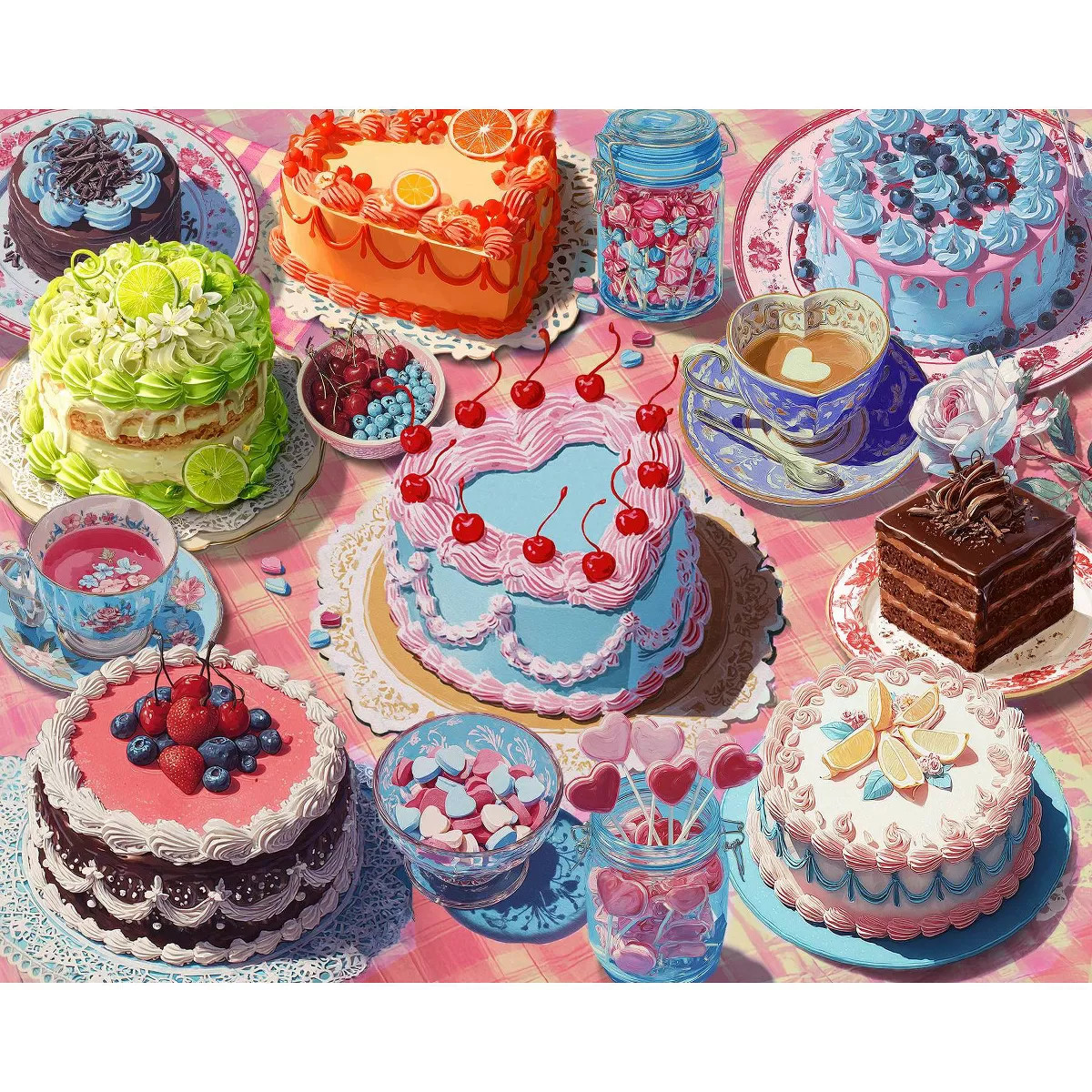 Springbok Vintage Cakes 500pc Jigsaw Puzzle | Target