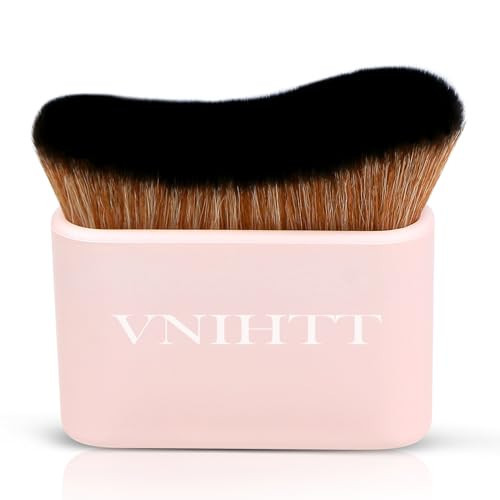 VNIHTT Self Tanner Brush for Face & Body - Kabuki Applicator for Self Tanning,Fake Tan,Sunscreen, Makeup - Bronzer & Blending Brush for Spray Tan & Body Foundation | Amazon (US)