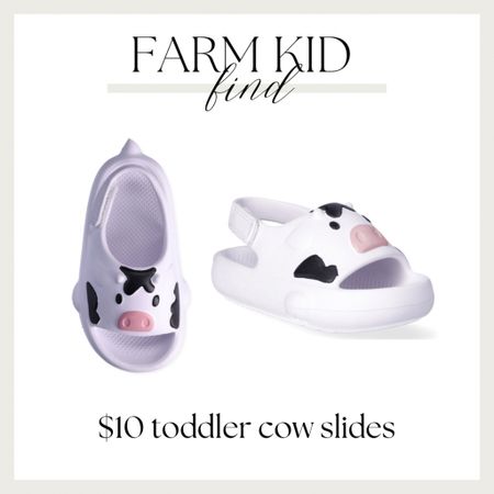 Cow Slides for Summer

Farm kid sandal, farm mom find, ranch kid, cattle, cow sandal #walmartkids #walmartfind

#LTKtravel #LTKkids #LTKGiftGuide