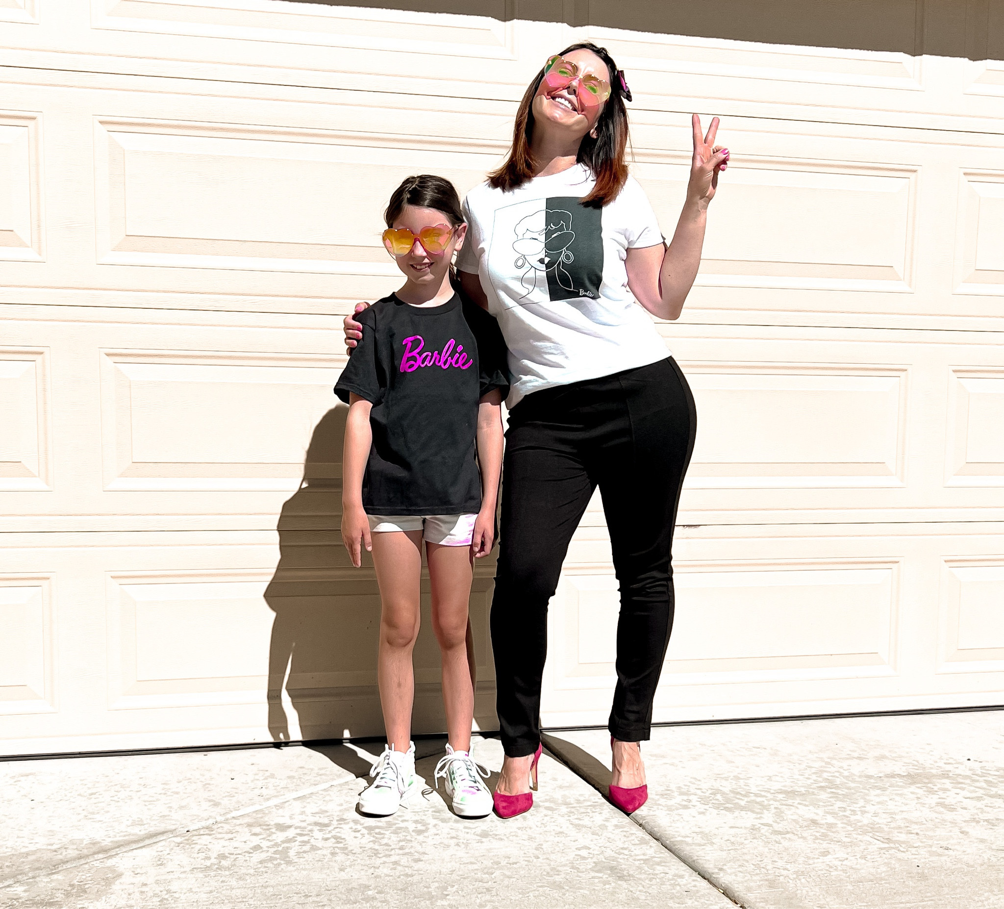 Mommy and me Barbie outfit tees from Amazon.
Mommy and me
Barbie
T-shirt
Amazon
Pink
Sunglasses
Red
Heels
Sneakers
Barbie style
Summer
Icon 
 #barbie 

#LTKunder100 #LTKunder50 #LTKshoecrush