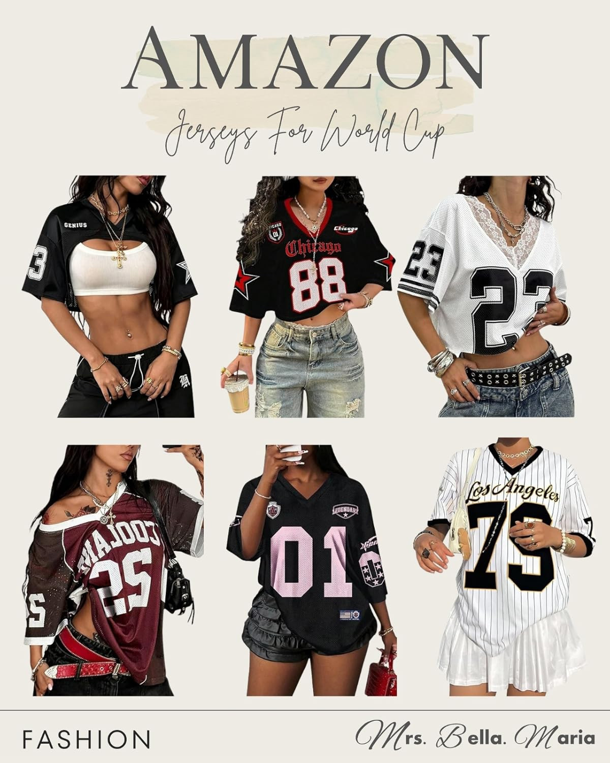 Show your team spirit with these stylish jersey tops! Perfect for game days or casual wear. Click to shop now. #GameDayFashion #Streetwear
 

 #LTKootd #LTKSeasonal #LTKActive