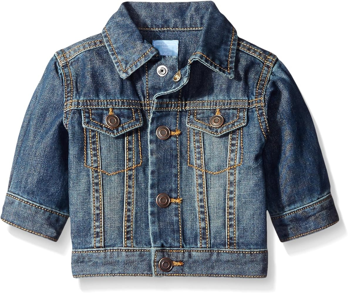 The Children's Place Baby Boys' and Toddler Denim Jacket | Amazon (US)