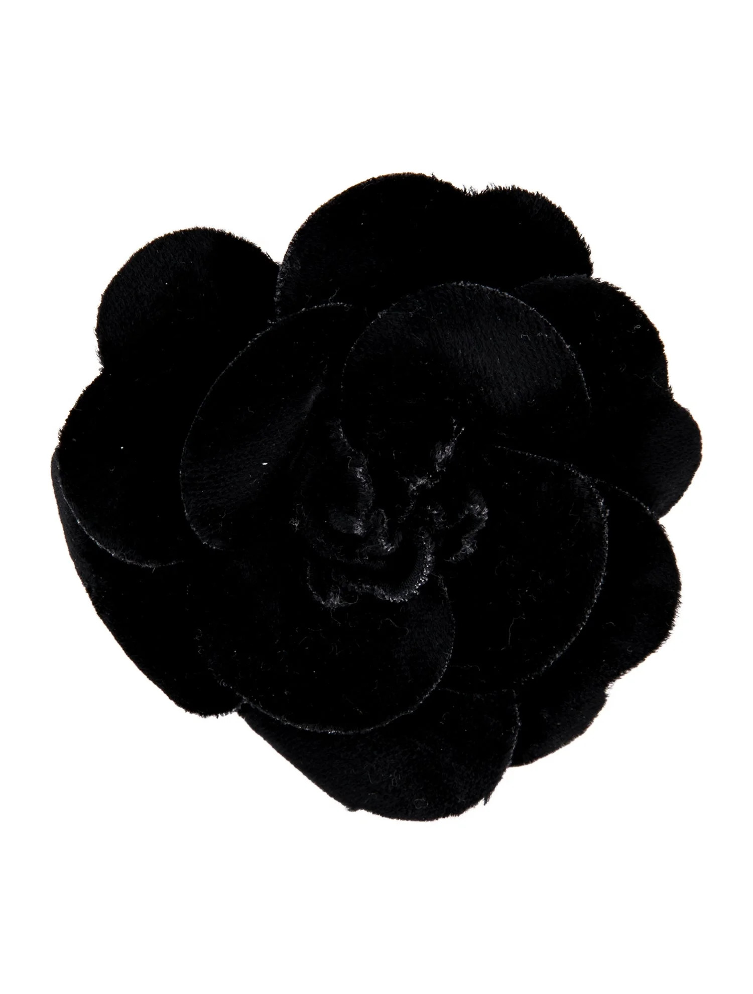 Vintage Velvet Camellia Brooch | The RealReal