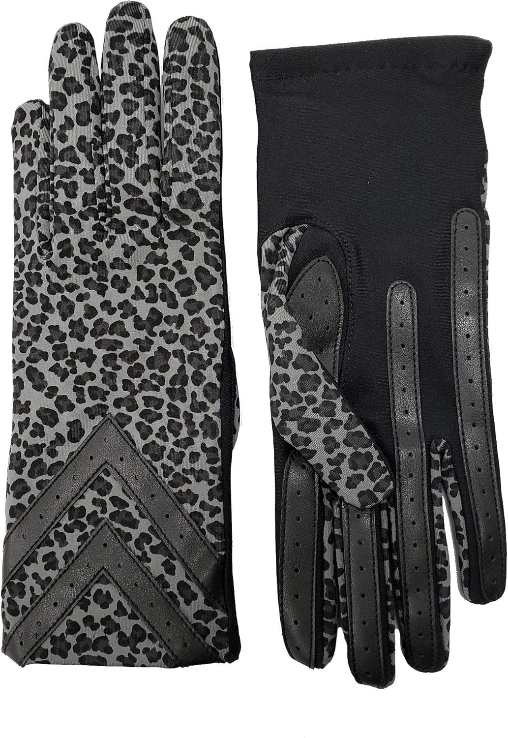 isotoner Womens Spandex Touchscreen Cold Weather Gloves with Warm Fleece Lining and Chevron Detai... | Amazon (US)