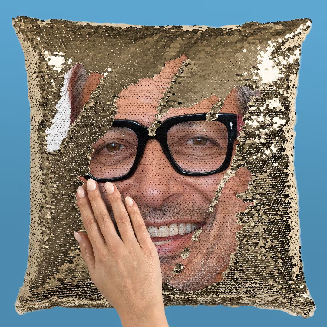 Jeff Goldblum Fan Sequin Pillowcase - Etsy | Etsy (US)