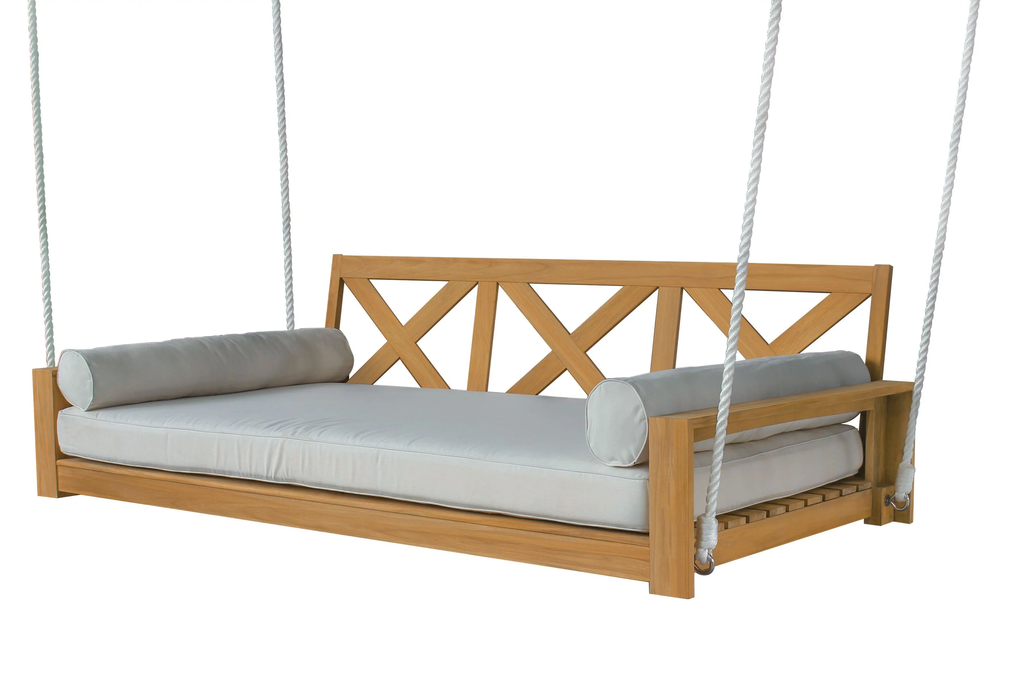 Better Homes & Gardens Ashbrook 3-Persons Porch Swing with Cushions by Dave & Jenny Marrs | Walmart (US)