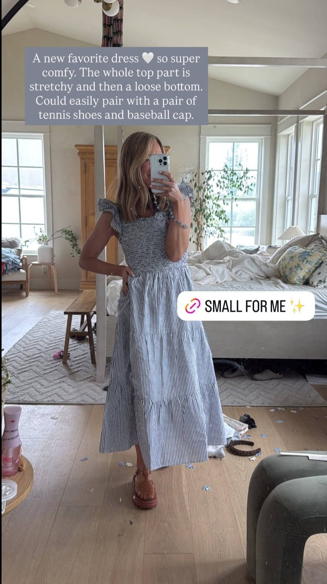 This dress is comfy, cute, and so easy to dress up or down. To dress it down, I'd throw on a hat and some tennis shoes 

 #LTKdayinmylife #LTKgrwm #LTKootd