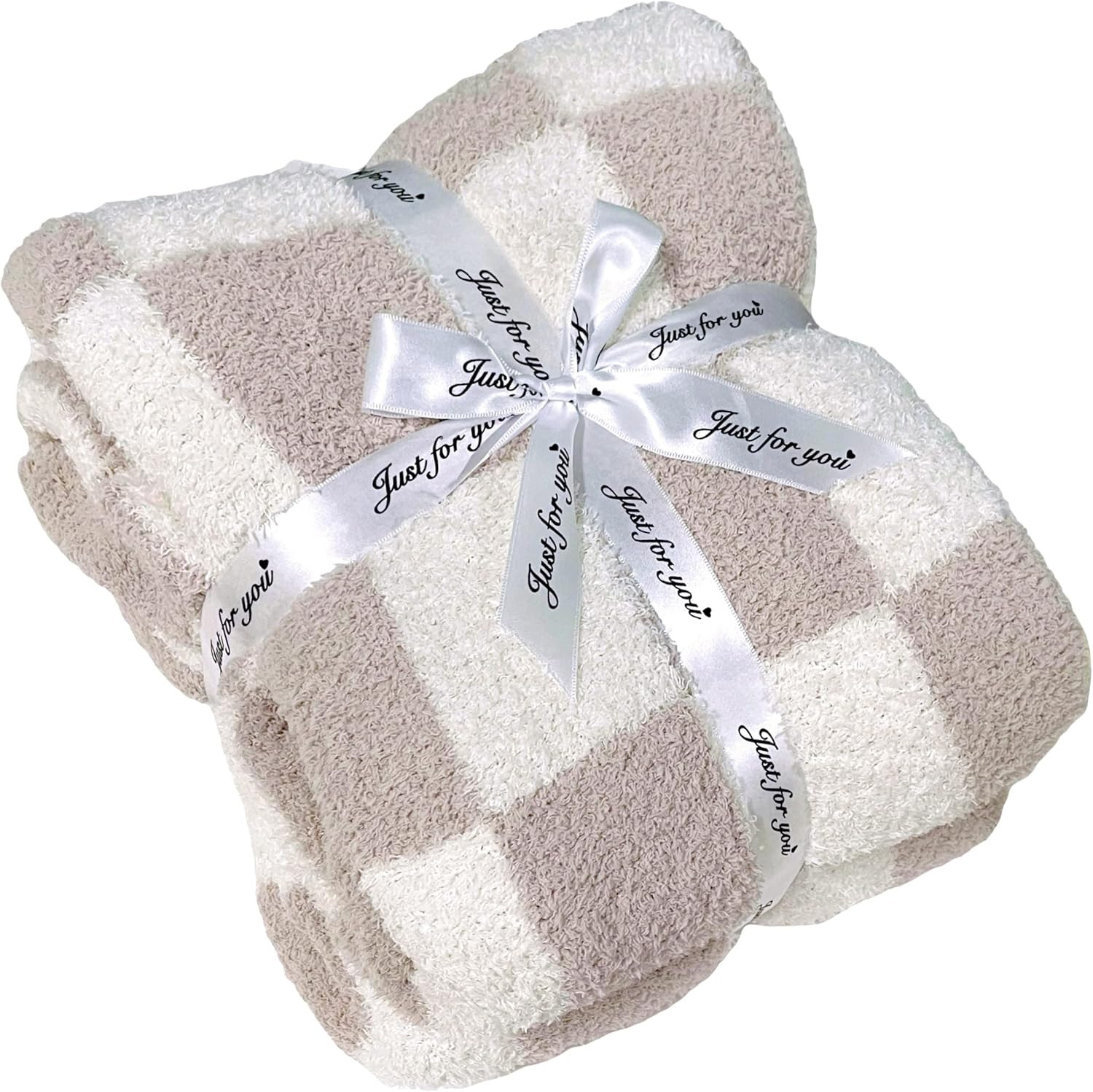 Fuzzy Checkered Blanket Checkerboard Fluffy Throw Blanket Decorative Plaid Blanket - Super Soft W... | Amazon (US)