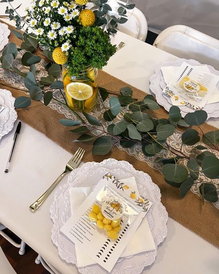 All the decor used at my Lemon themed Bridal Shower! Etsy finds, amazon finds, amazon party decor , bride to be 

#LTKwedding