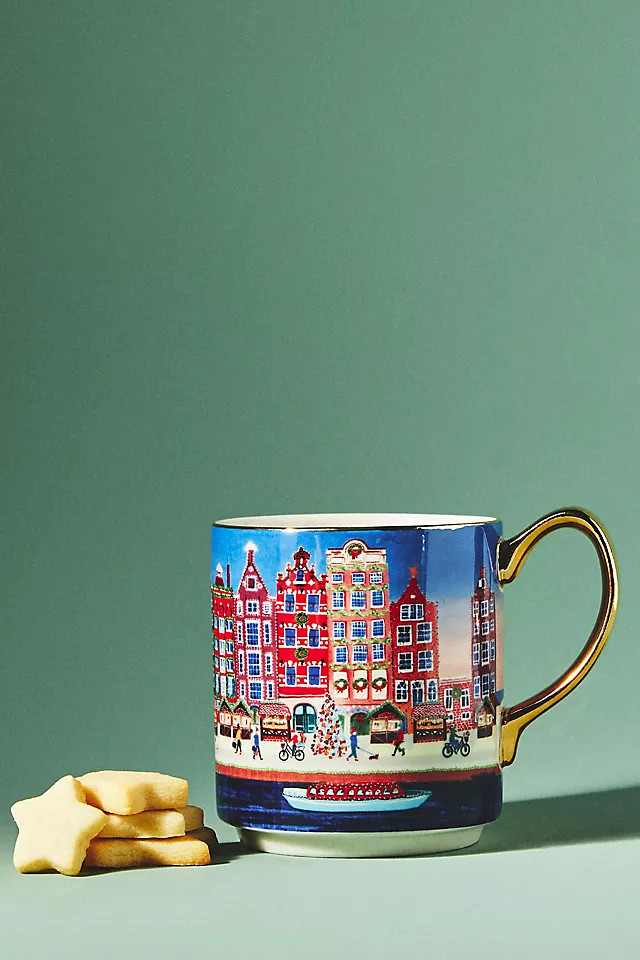 Holiday in the City Mug | Anthropologie (US)