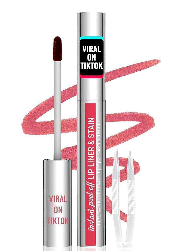 iMethod Lip Stain - Lip Liner Stain, Peel Off Lip Stain with Tweezer, Natural Long Lasting Lip St... | Amazon (US)