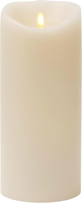 Liown Flameless Candle: Unscented Moving Flame Candle with Timer (9" Ivory) | Amazon (US)