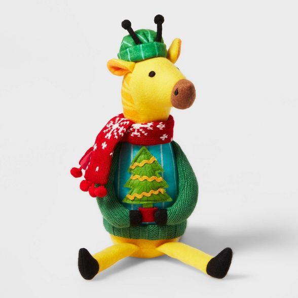 Plush Dressed Animal Decorative Figurine Giraffe - Wondershop&#8482; | Target