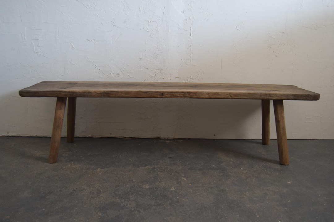 Made To Order: Decorative Wooden Bench 62" Long | Etsy (US)